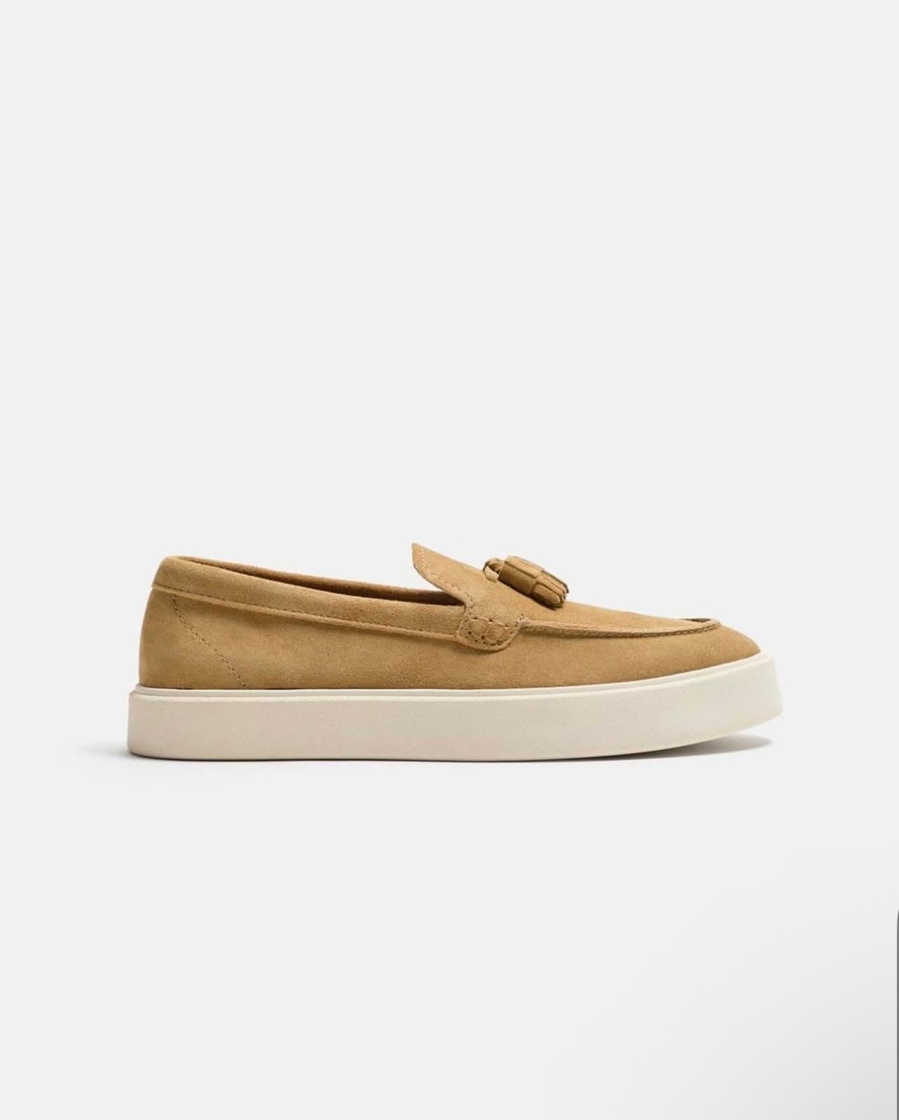 Zara Leather Tassel Loafers