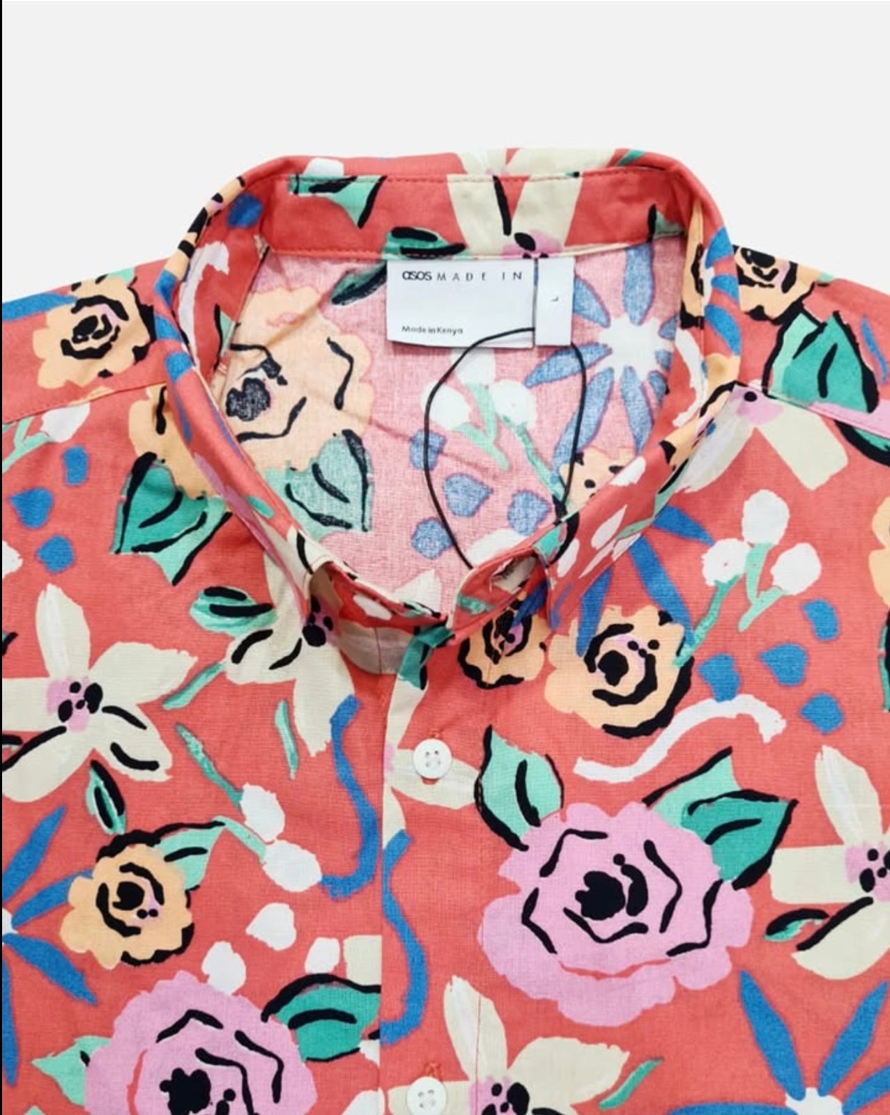 Asos Cotton Short Sleeve Shirt With Pattern