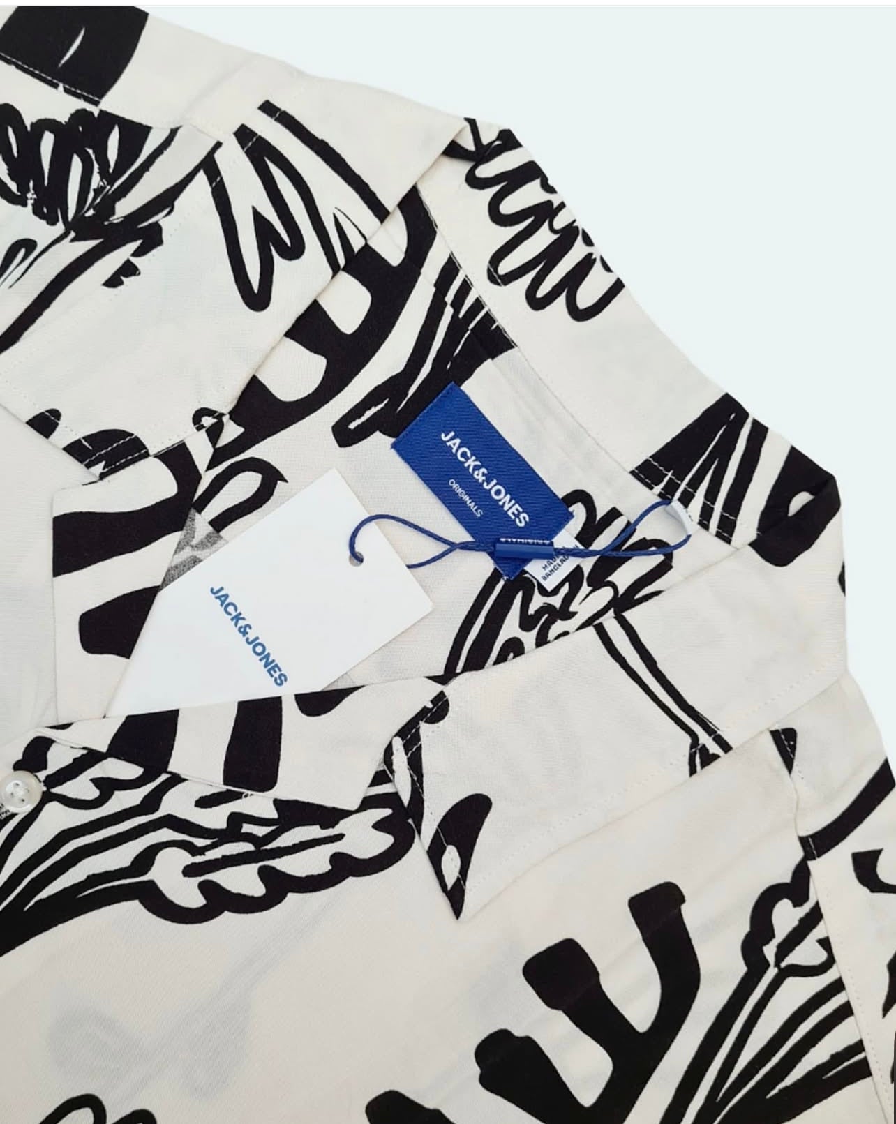 Jack & Jones Regular Fit Shirt in Off White