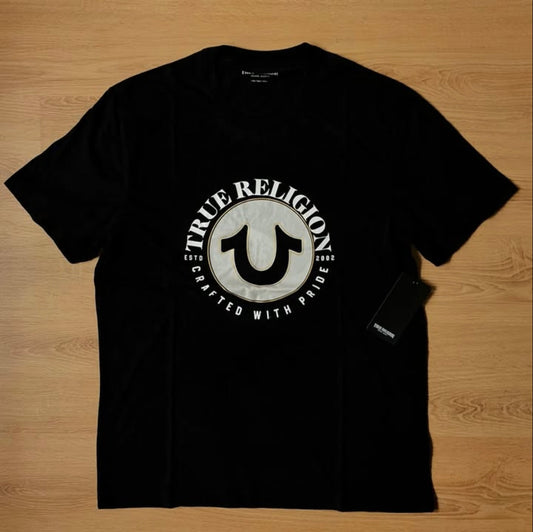 True Religion Regular Fit T Shirt in Black