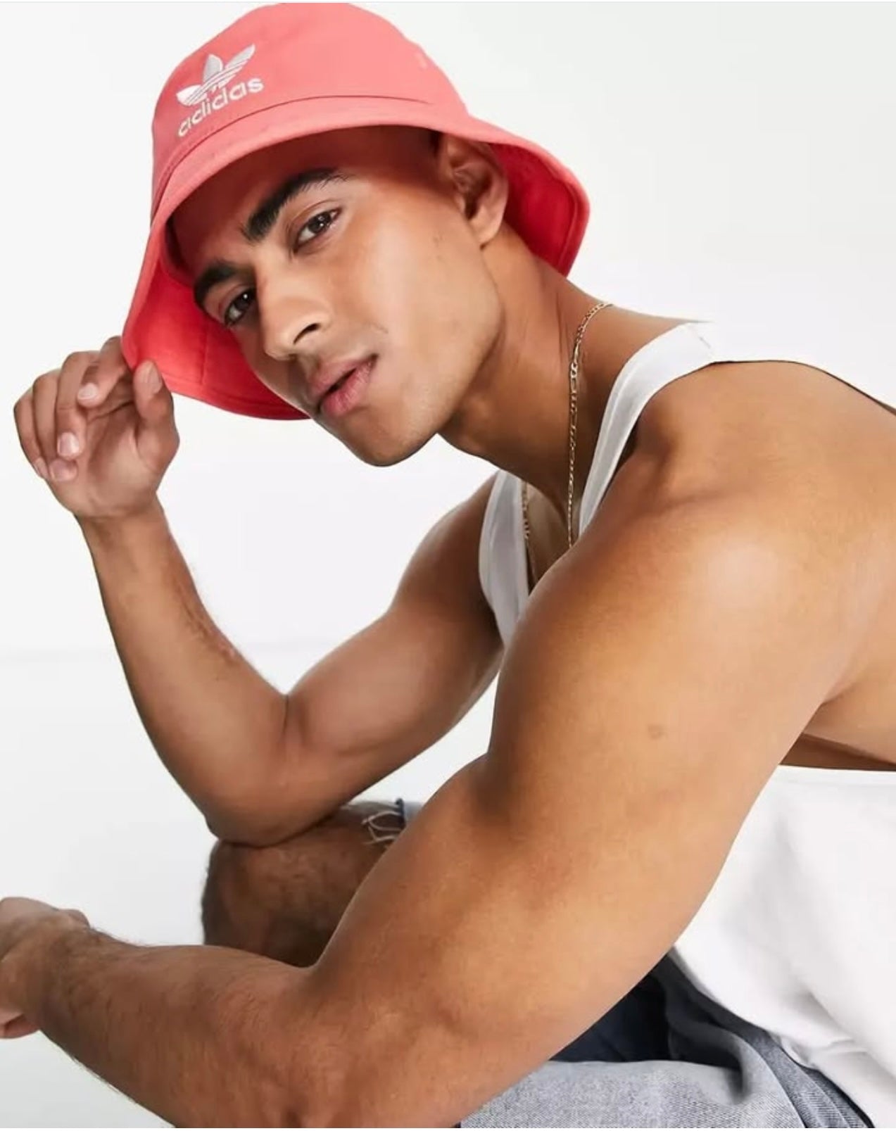 Adidas Bucket Hat With Large Trefoil Logo