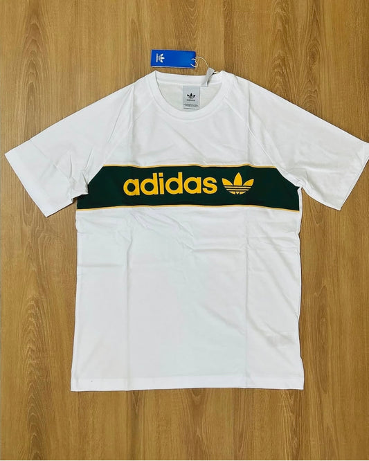 Adidas Regular Fit Cotton Shirt in White