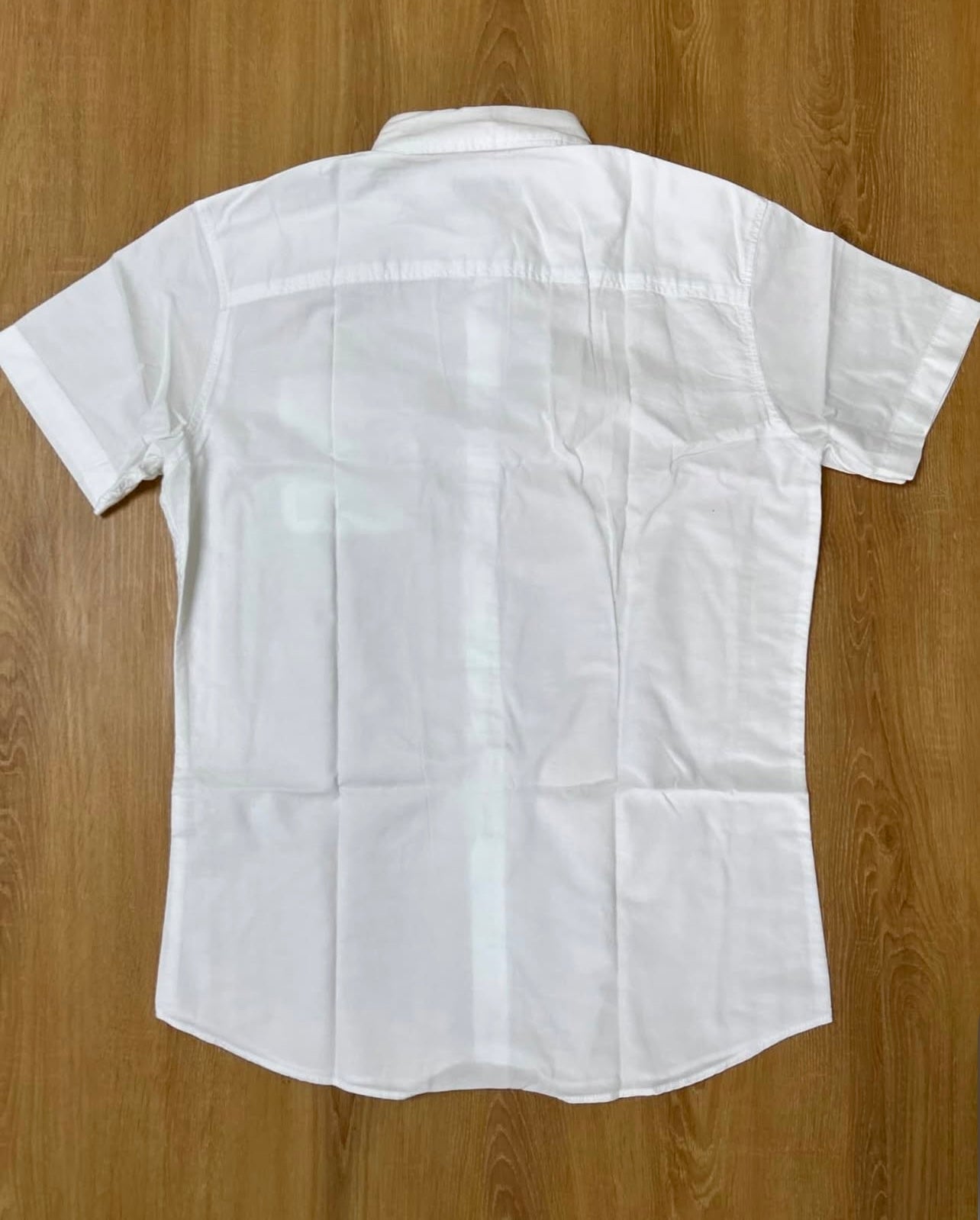 J & J Oxford Cotton Shirt in White