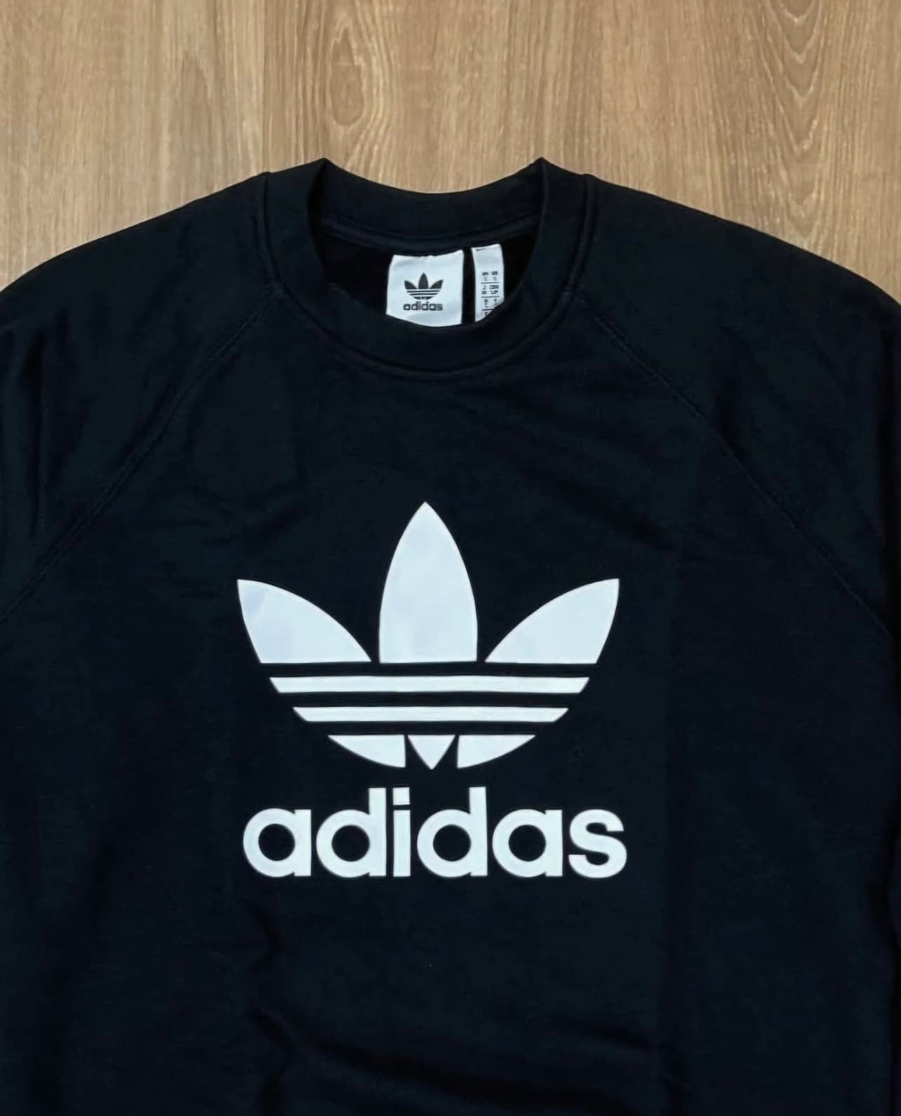 Adidas Regular Fit Sweatshirt in Black