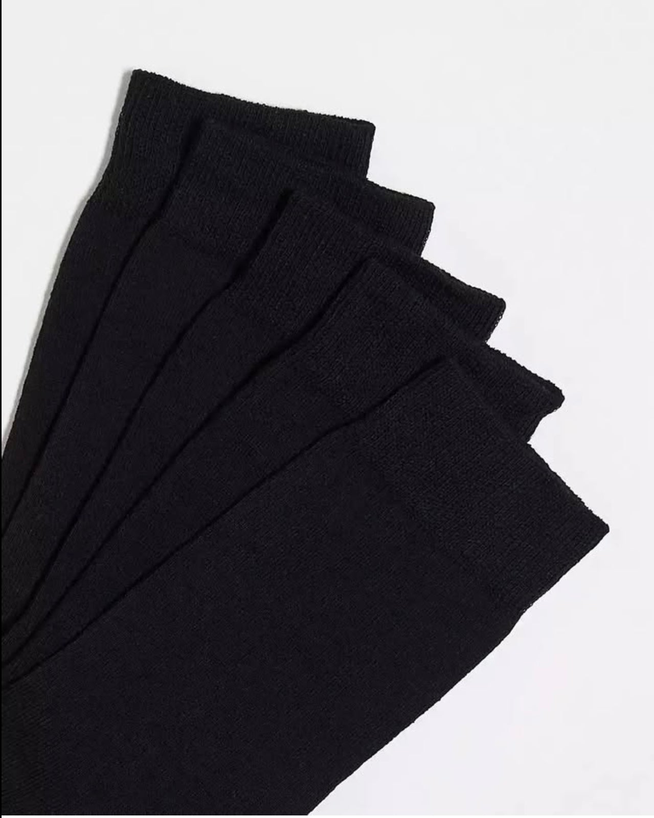 New Look 5-Pack Socks in Black
