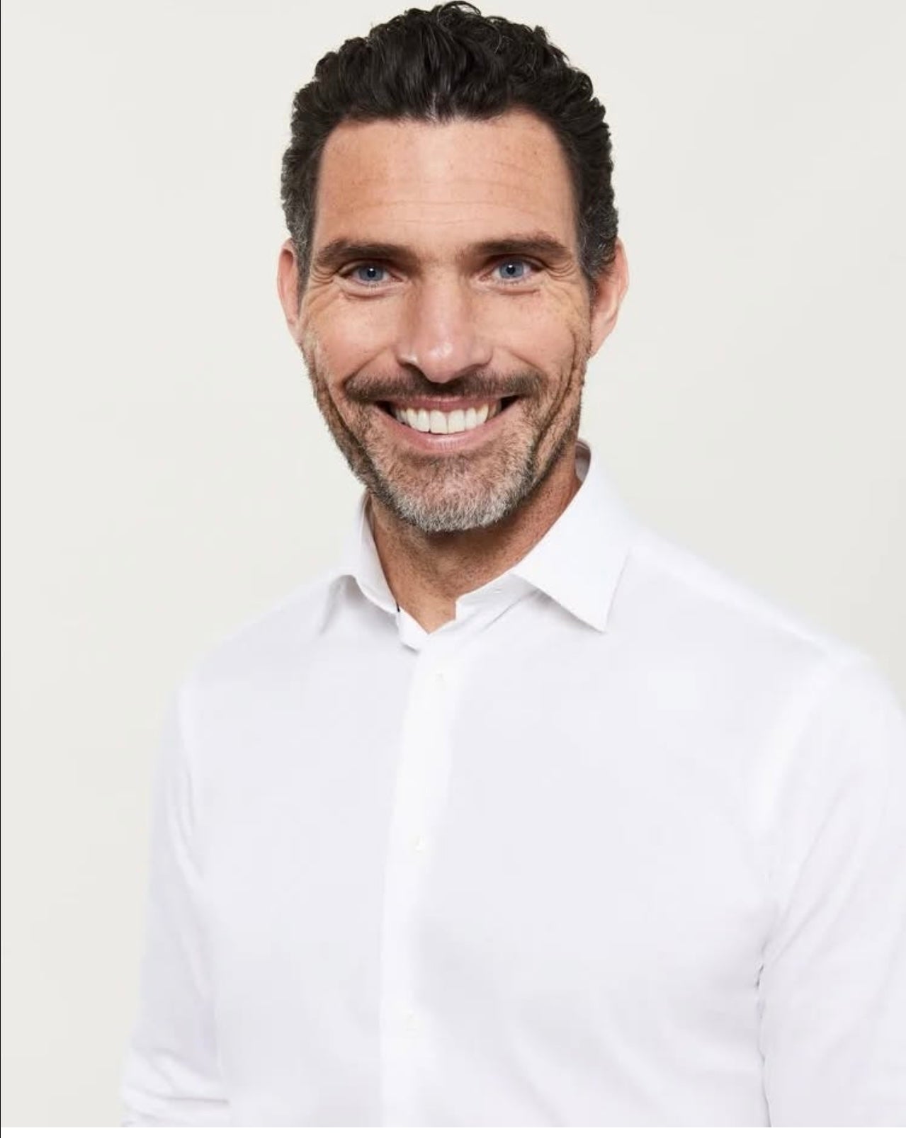 T. M Lewin Slim Fit White Cotton Double Cuff Shirt