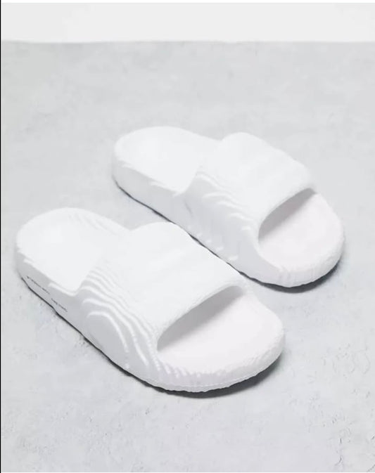 Adidas Originals Adilettes Slides in White