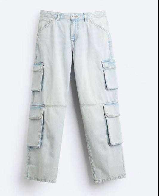 Zara Utility Denim with Pockets