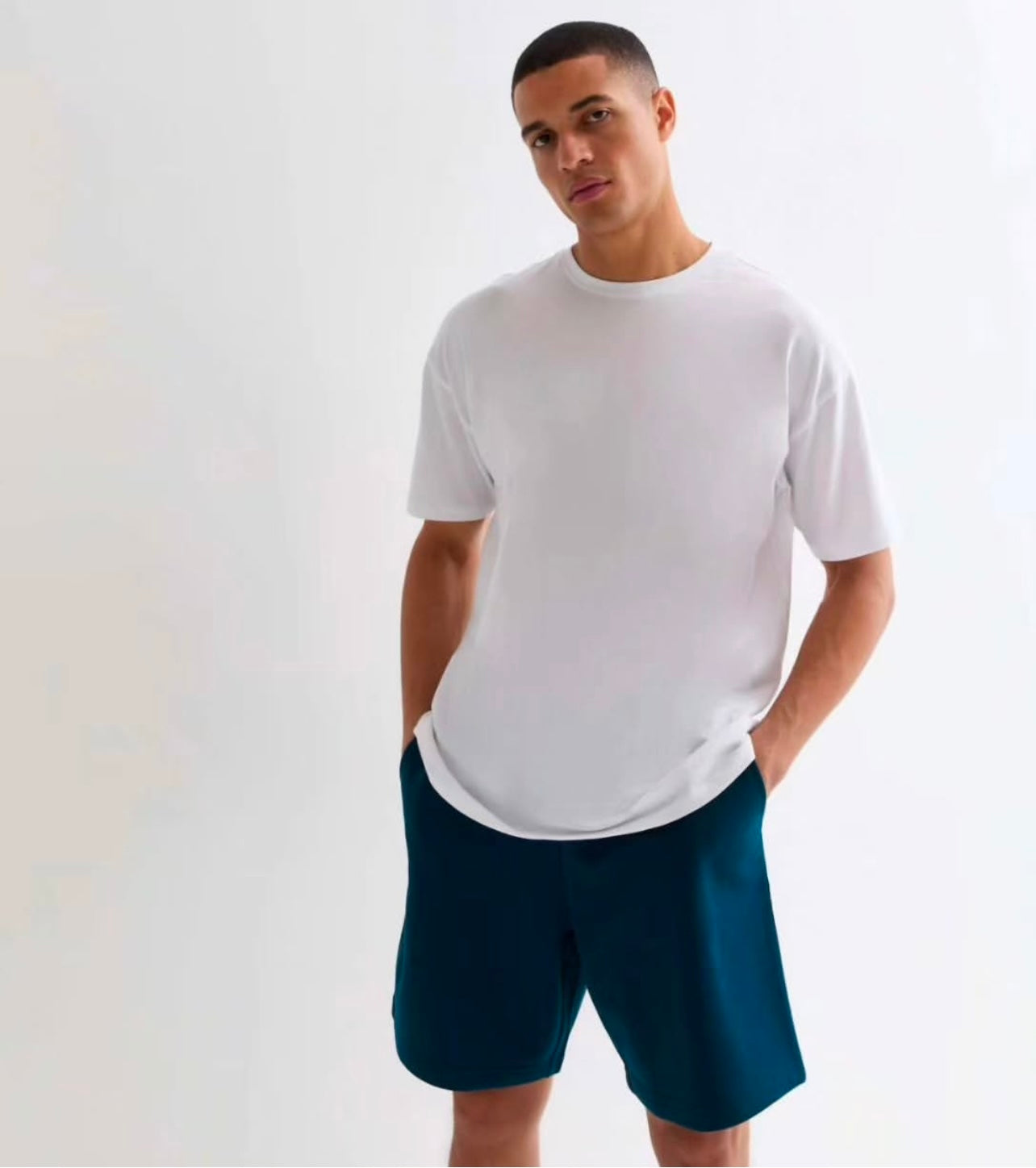 New Look Jersey Shorts in Blue