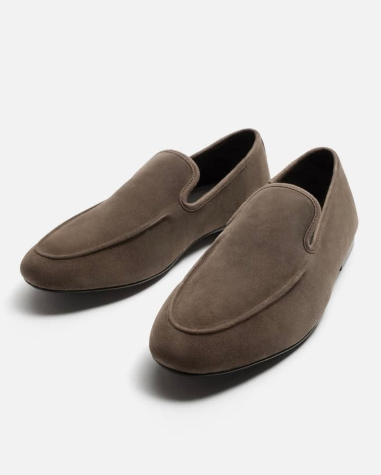 Zara Casual Leather Loafers