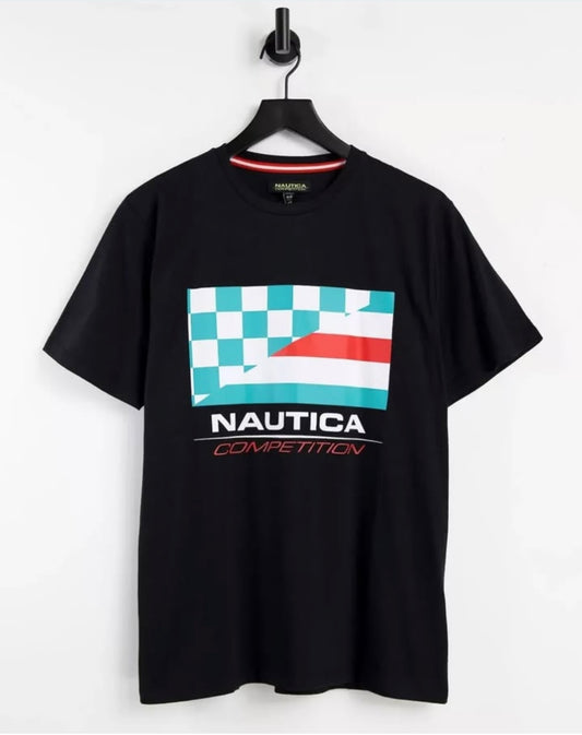 Nautica Regular Fit Black T Shirt