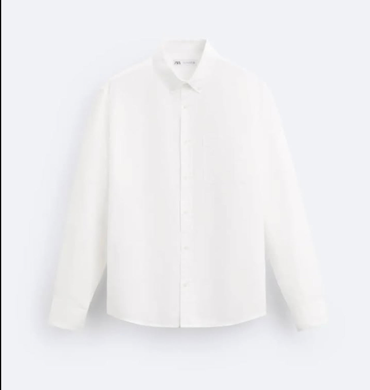 Zara Linen/ Cotton Shirt in White