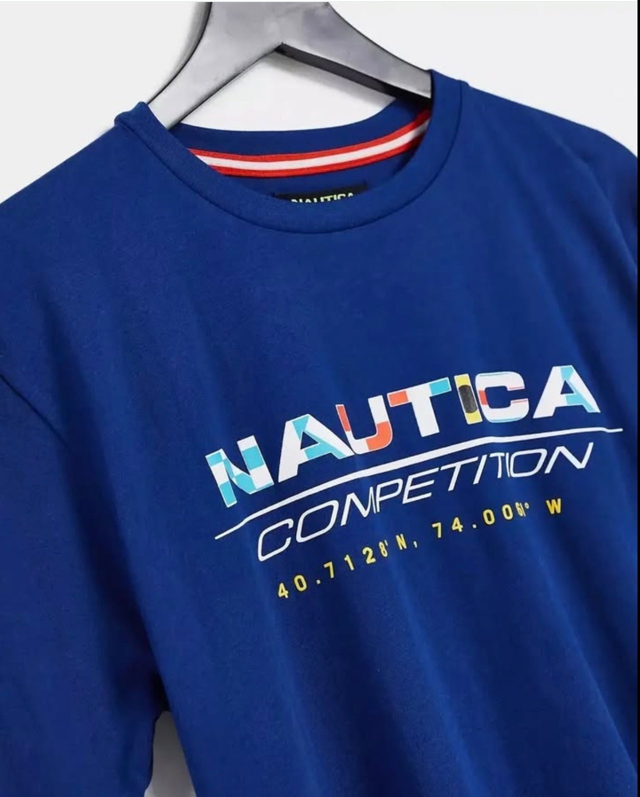 Nautica Regular Fit Blue T Shirt
