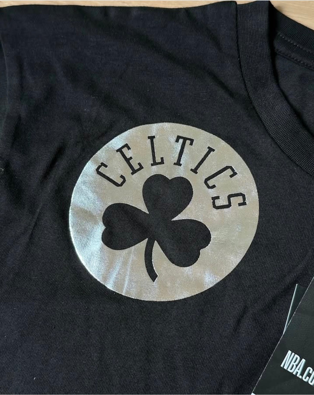 New Era Slim Fit T Shirt in Black