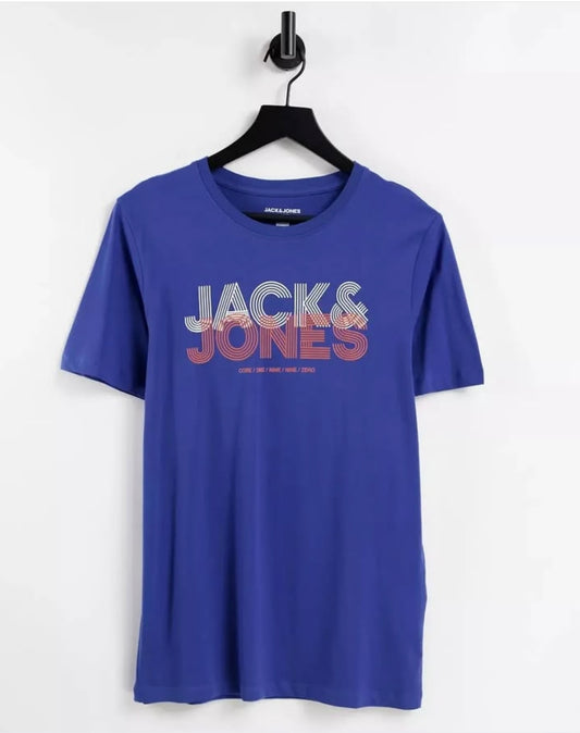 Jack & Jones Regular Fit Blue T Shirt