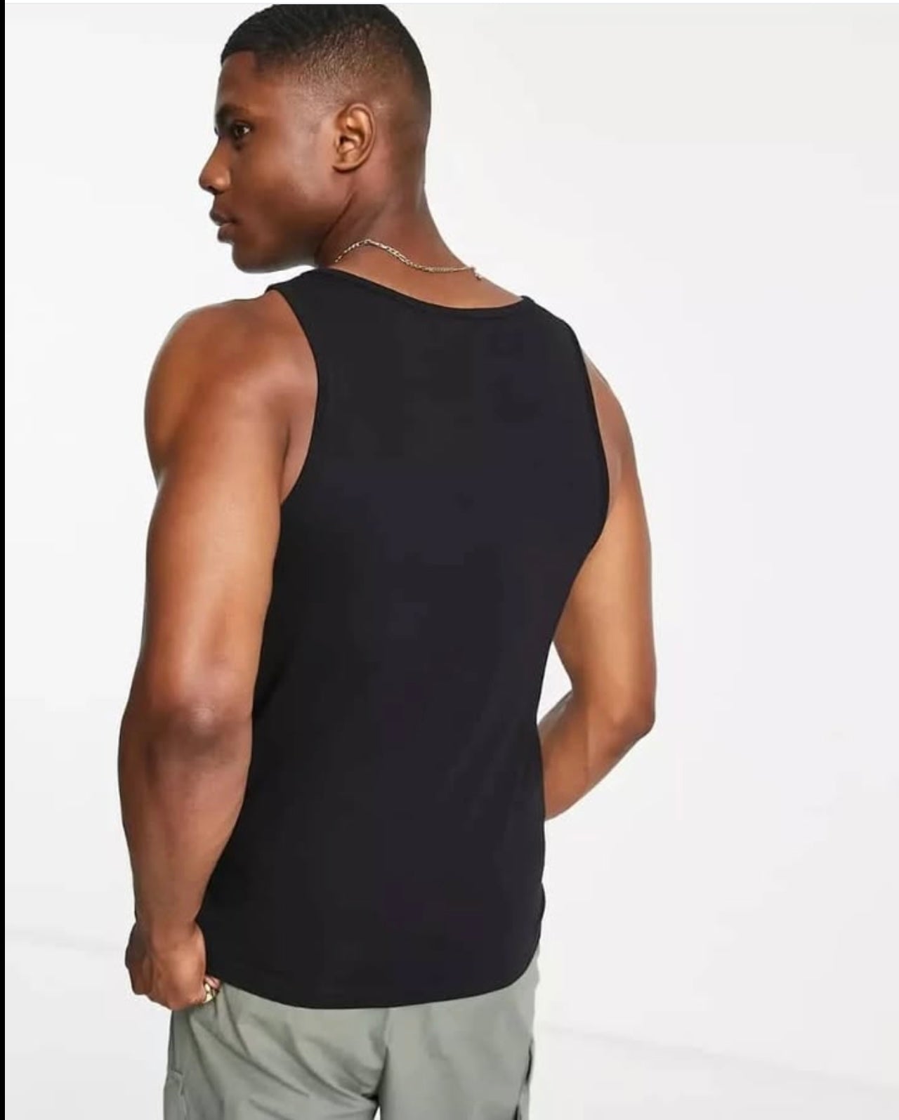 Asos Muscle Fit Vest in Black