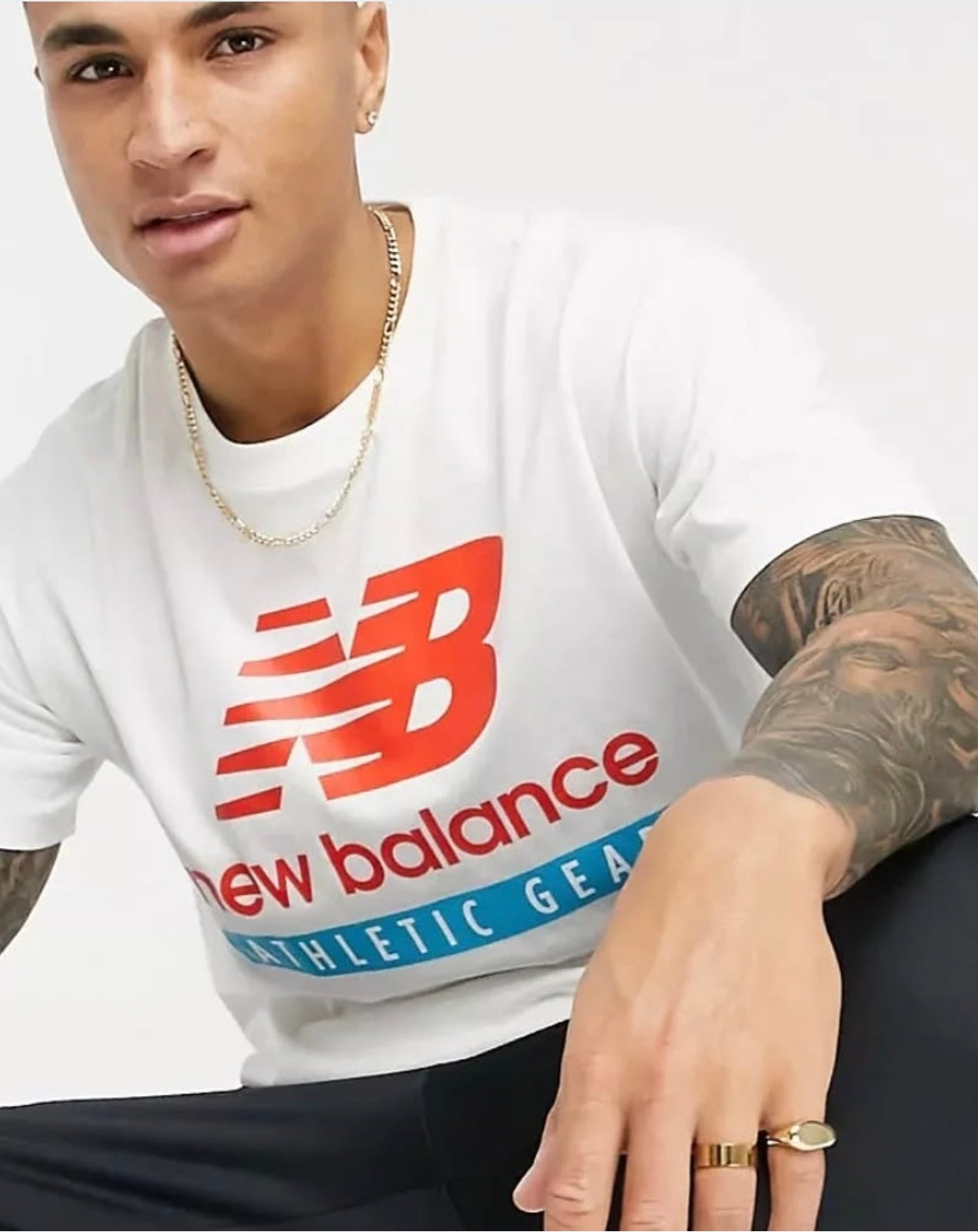 New Balance Regular Fit Digital Print T Shirt