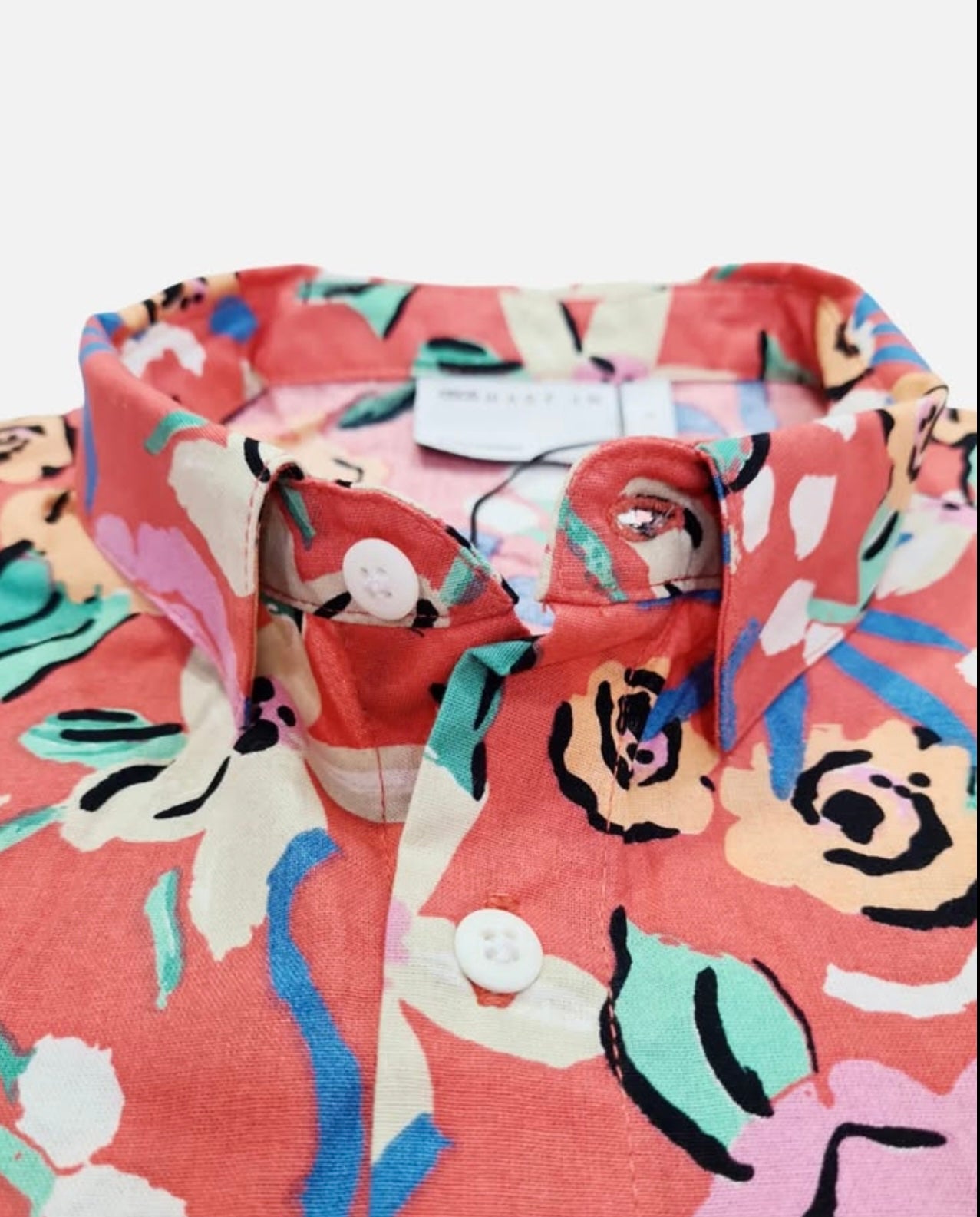 Asos Cotton Short Sleeve Shirt With Pattern