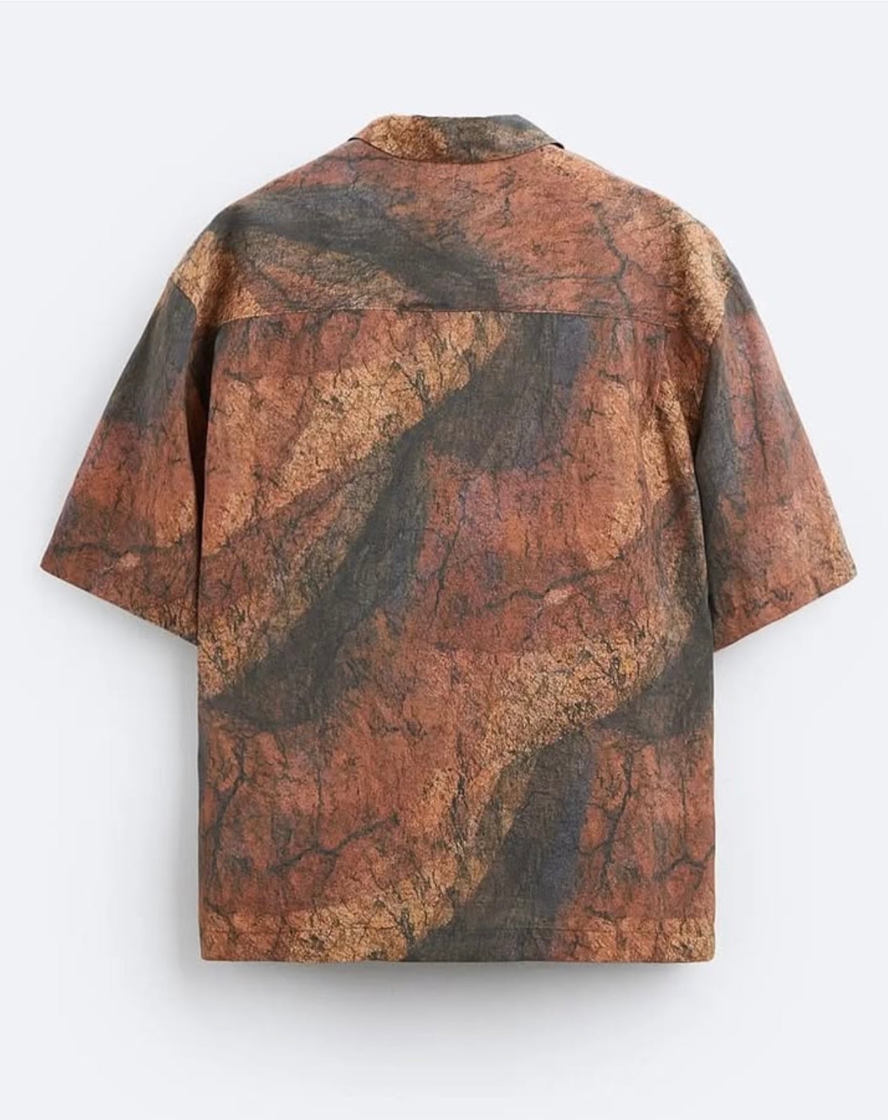 Zara Shirt in Brown Pattern