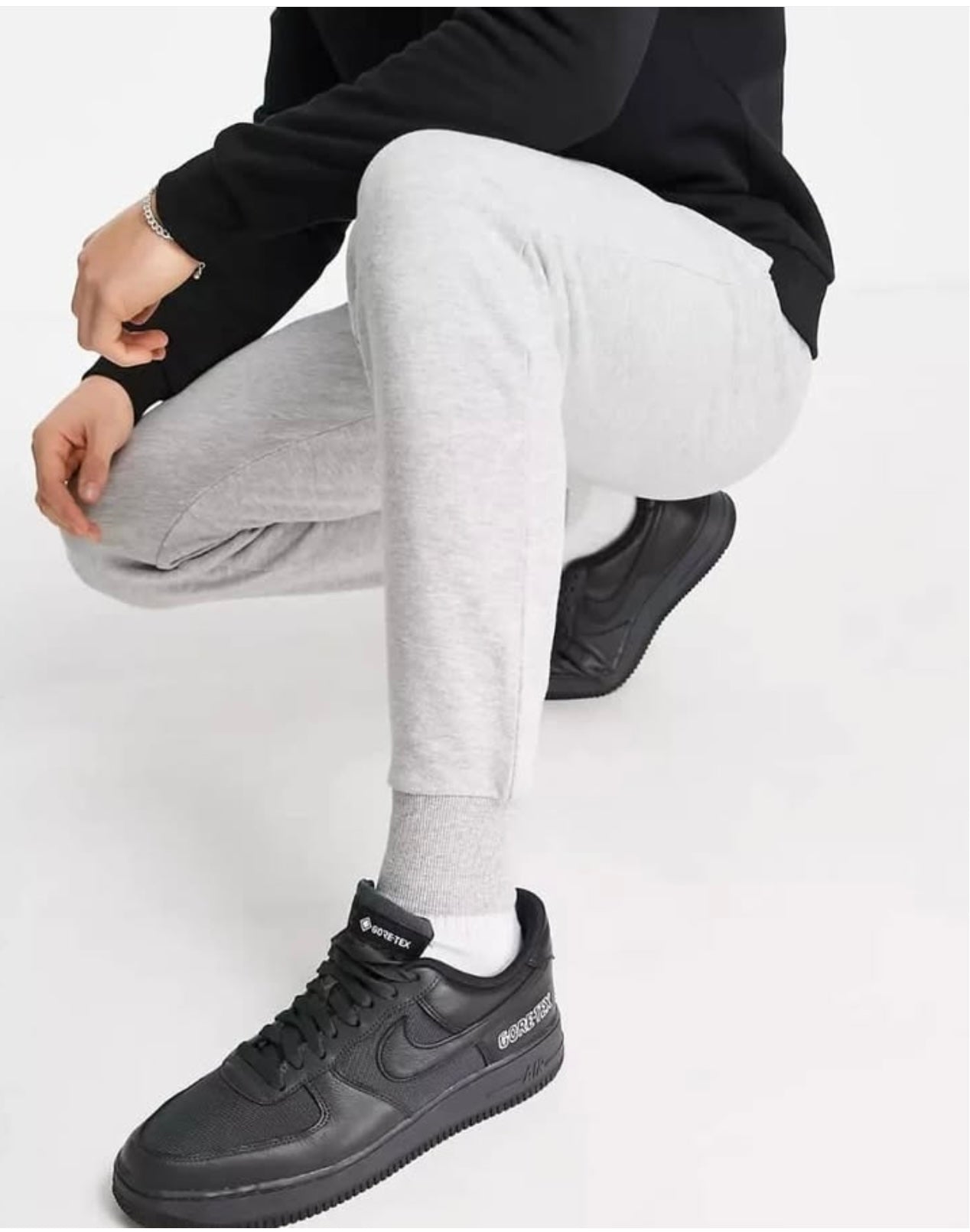 Threadbare Regular Fit Grey Joggers