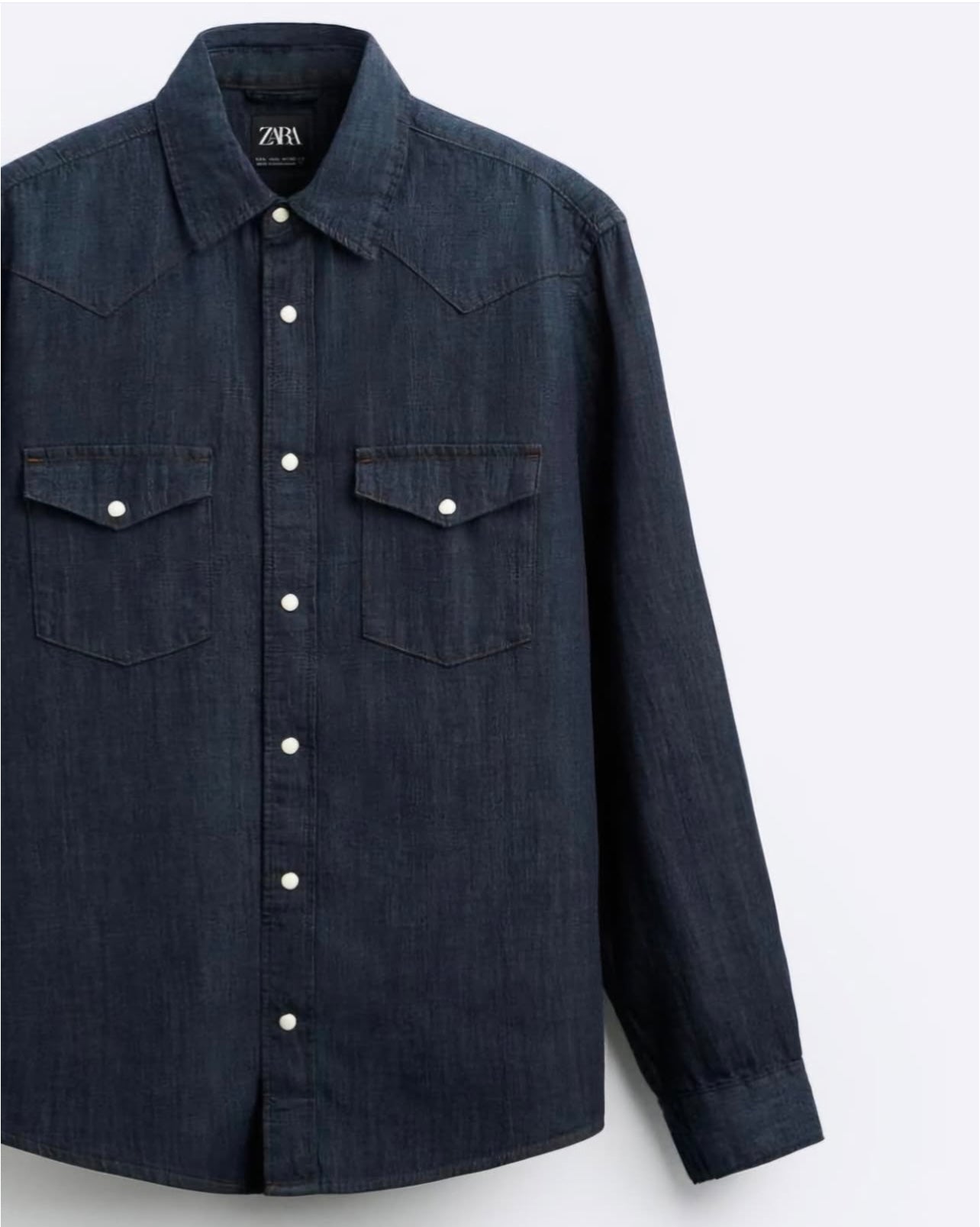 Zara Regular Fit Denim in Navy