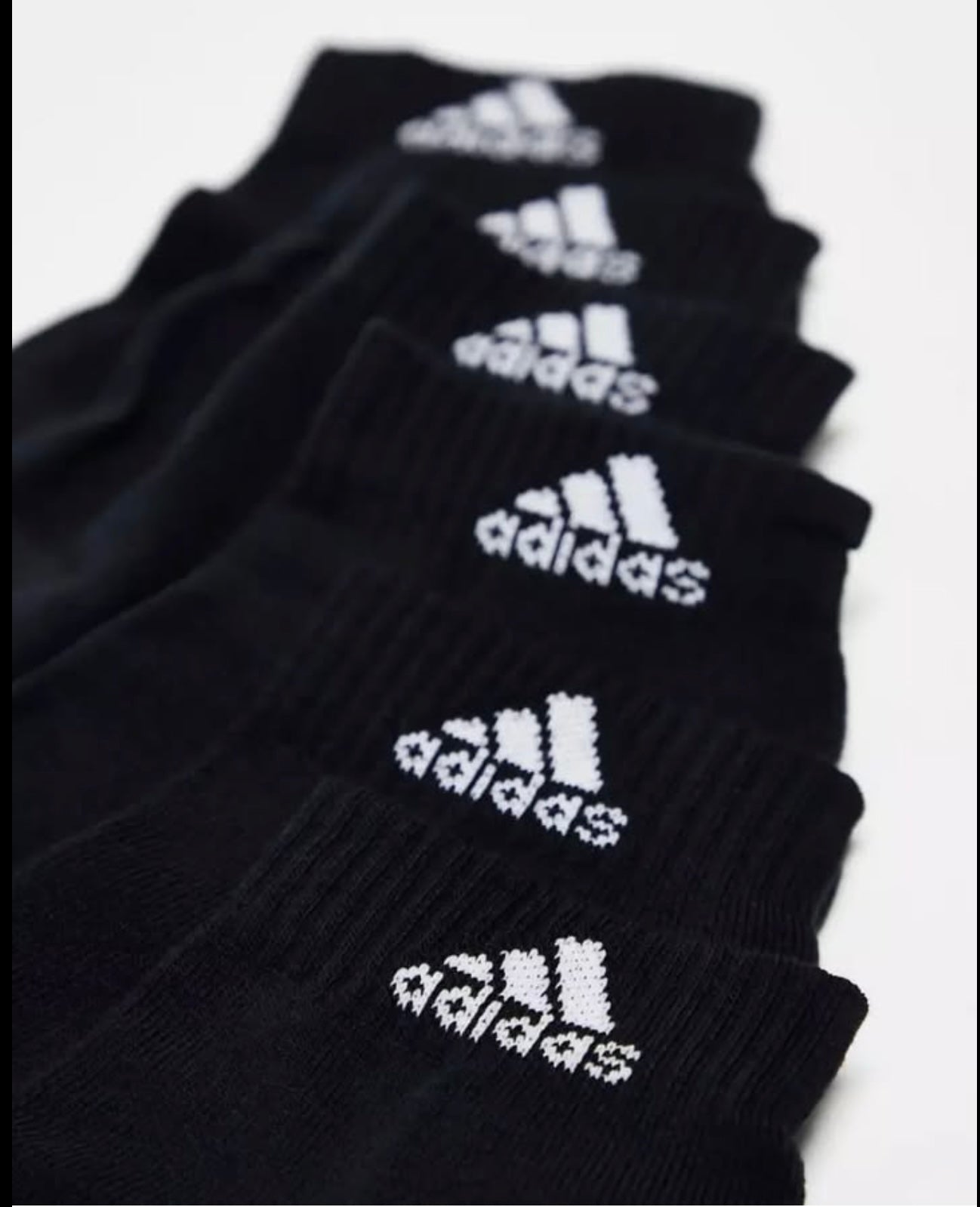 Adidas Ankle Socks in Black