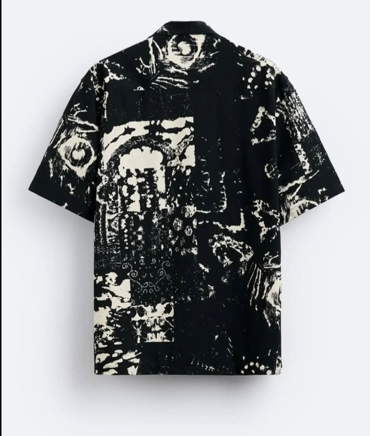 Zara Pattern Shirt in Black