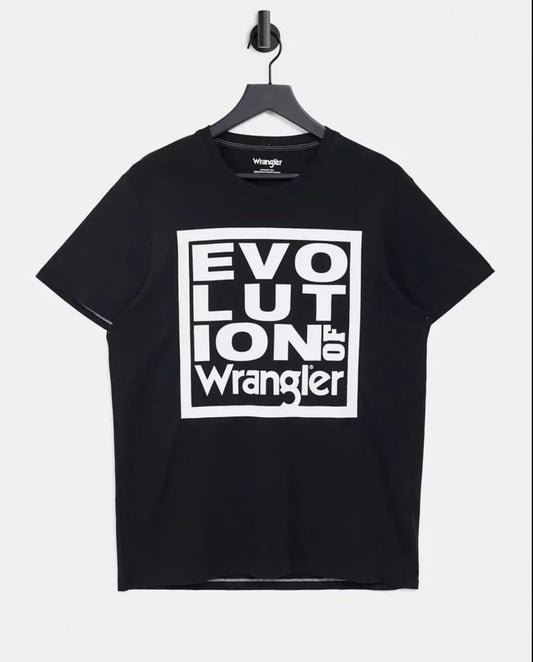 Wrangler Regular Fit T Shirt in Black