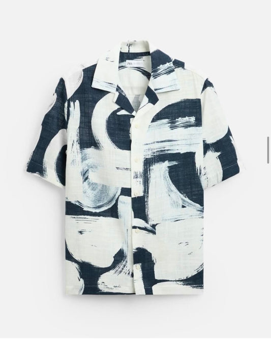 Zara Shirt in Abstract Print