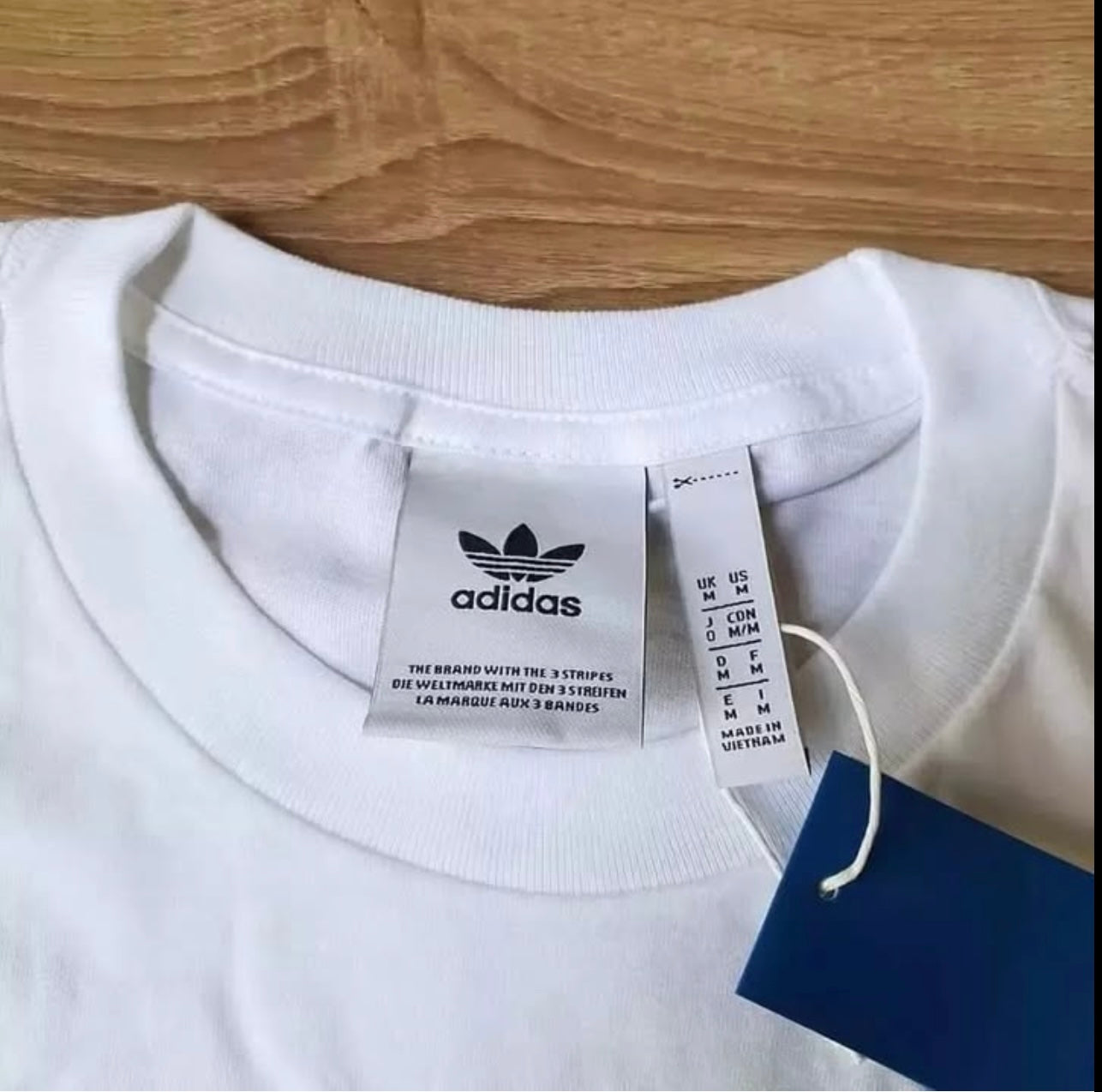 Adidas Regular Fit White T Shirt
