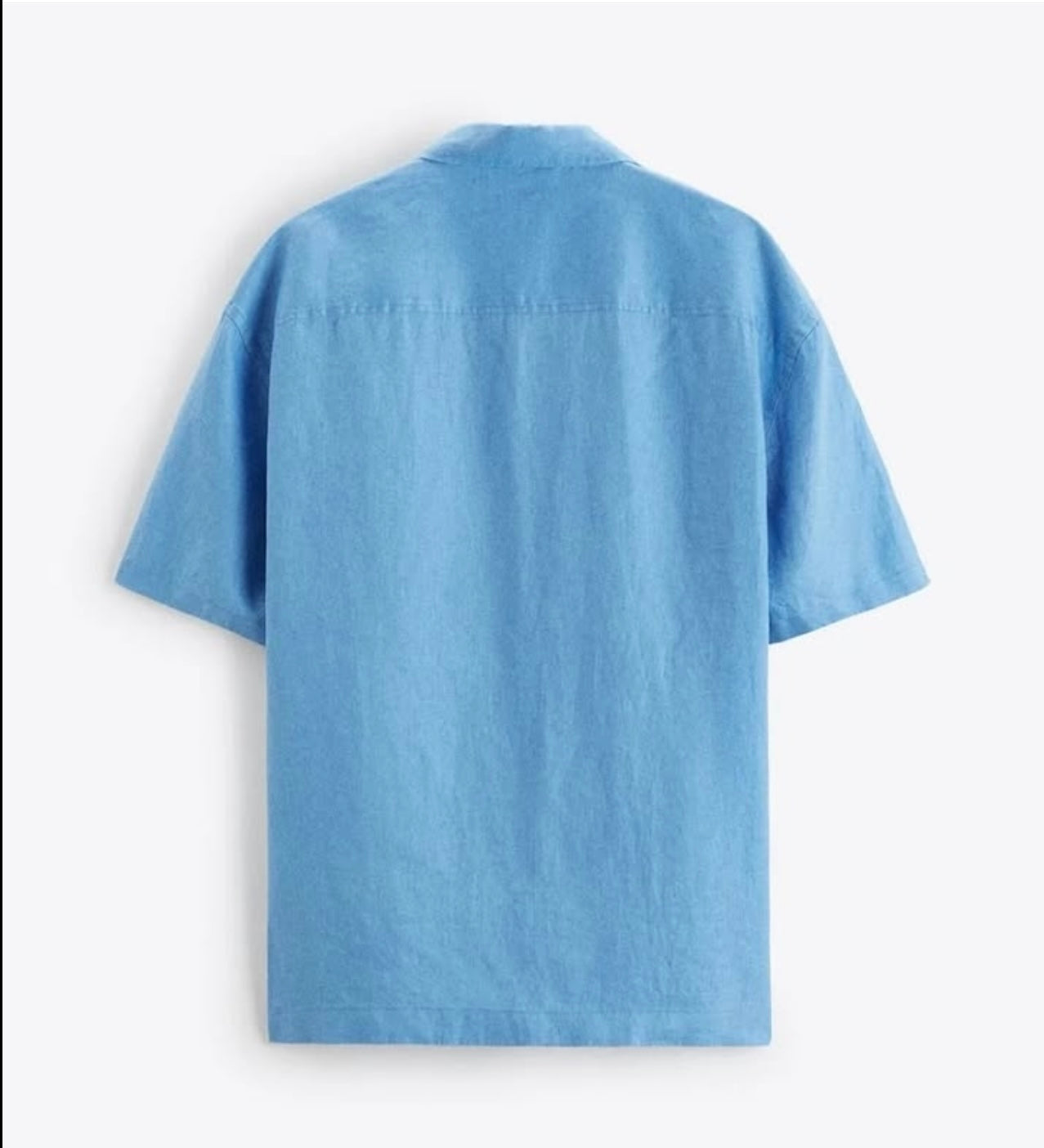 Zara Blue Shirt in Linen