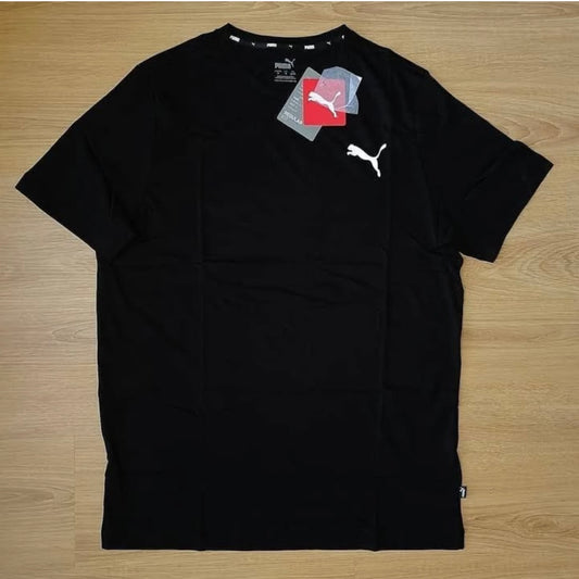 Puma Regular Fit Short Sleeve T Shirt in Black