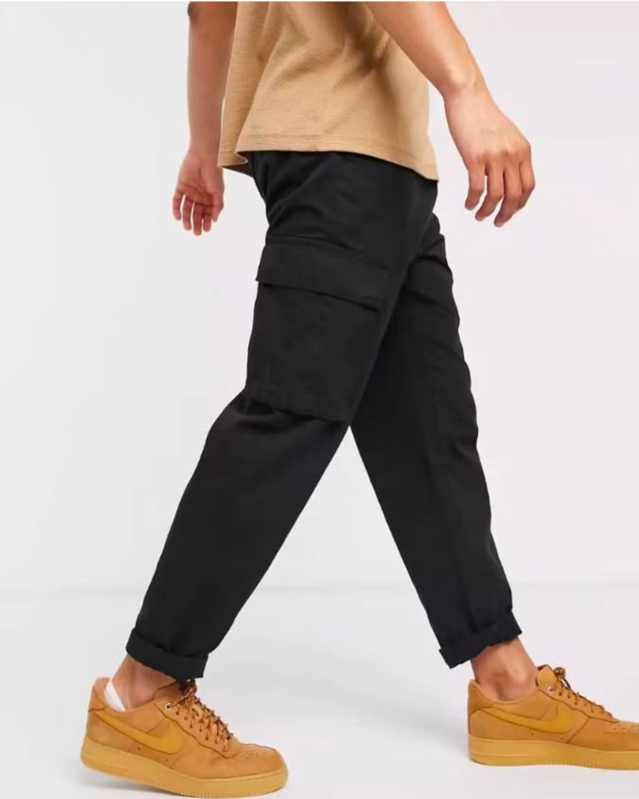 New Look Cargo Pants in Black