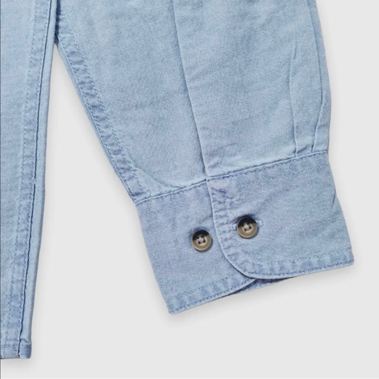 Wrangler Regular Fit Blue Utility Shirt
