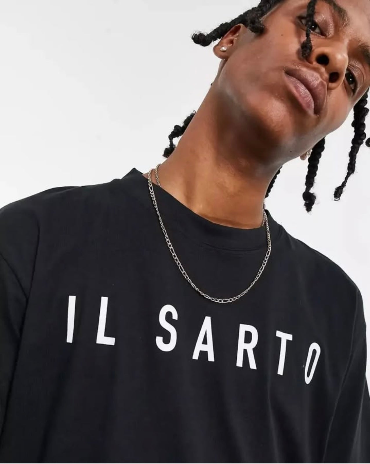 IL Sarto Regular Fit T Shirt in Black