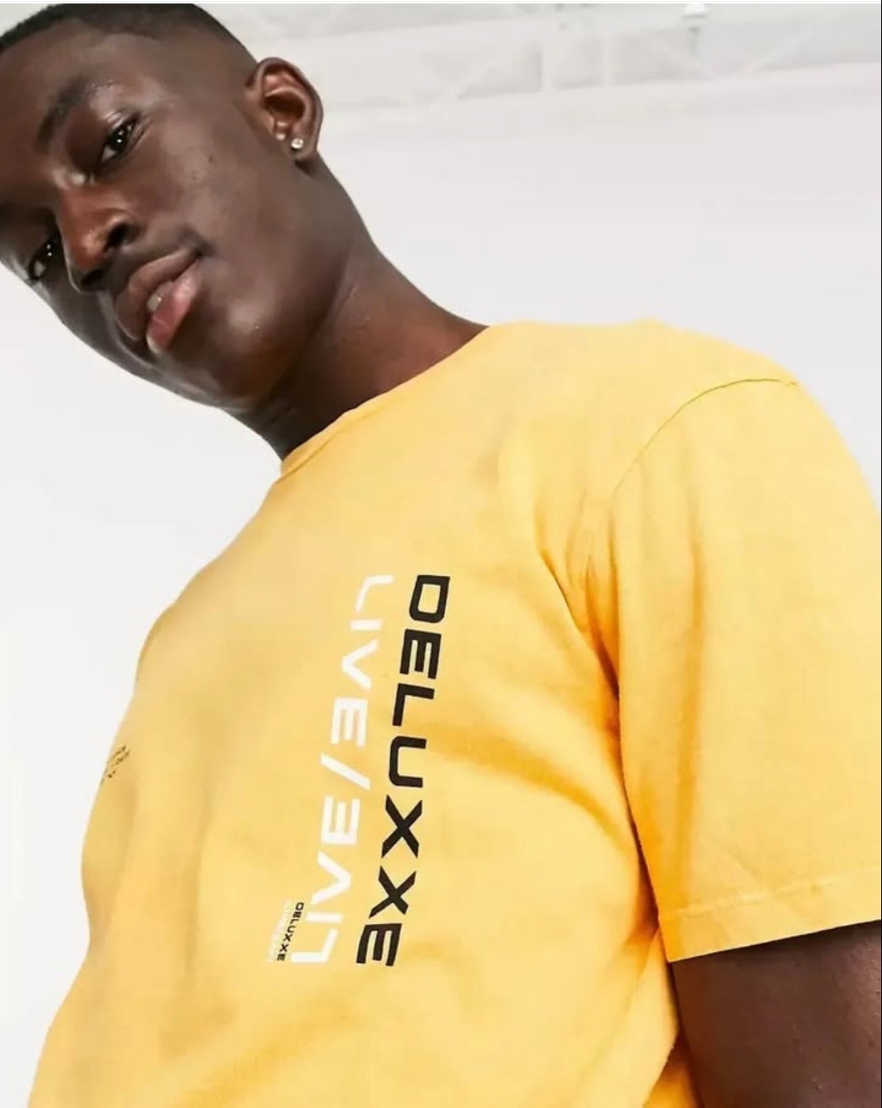 Asos Regular Fit T Shirt in Yellow