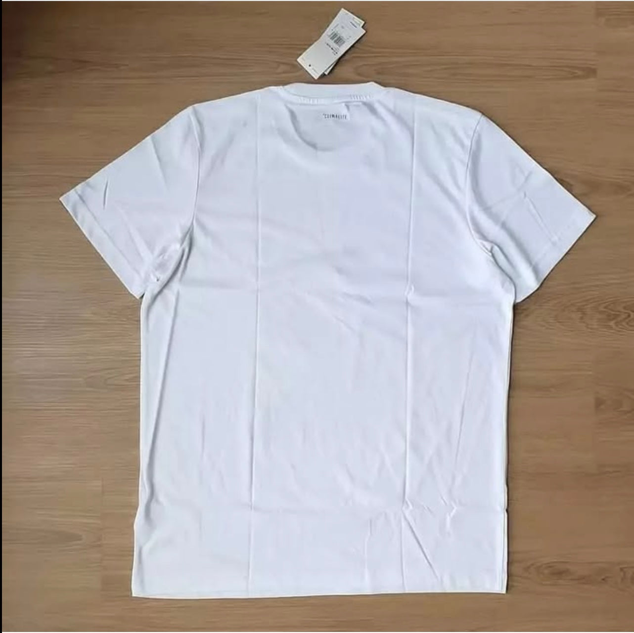 Adidas Regular Fit Digital Print Short Sleeve T-Shirt in White