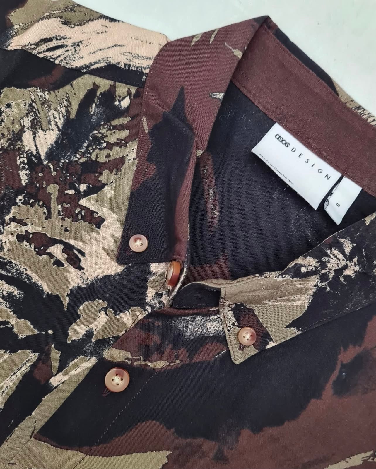 Asos Regular Fit Shirt in Pattern
