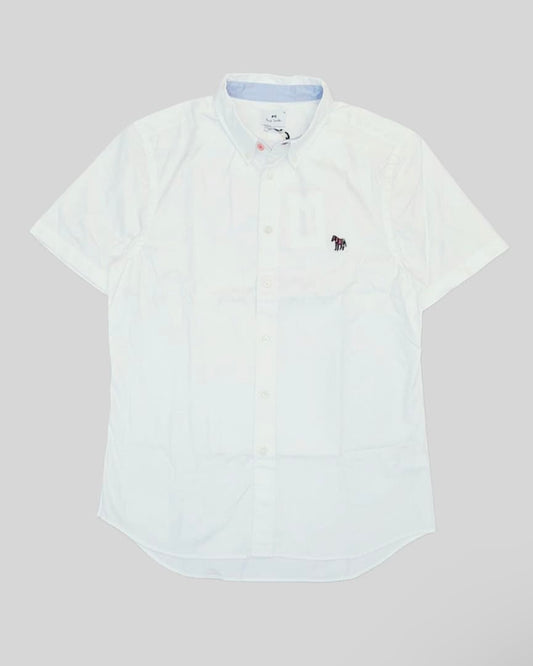 Paul Smith Regular Fit Cotton Shirt in White