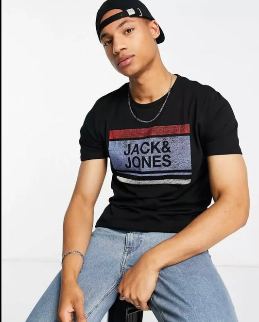 Jack & Jones Regular Fit Black T Shirt