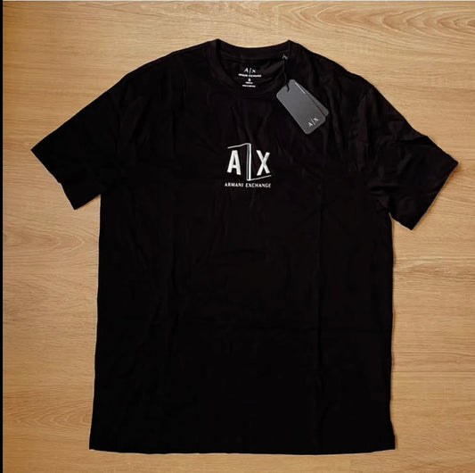A X Regular Fit T Shirt in Black