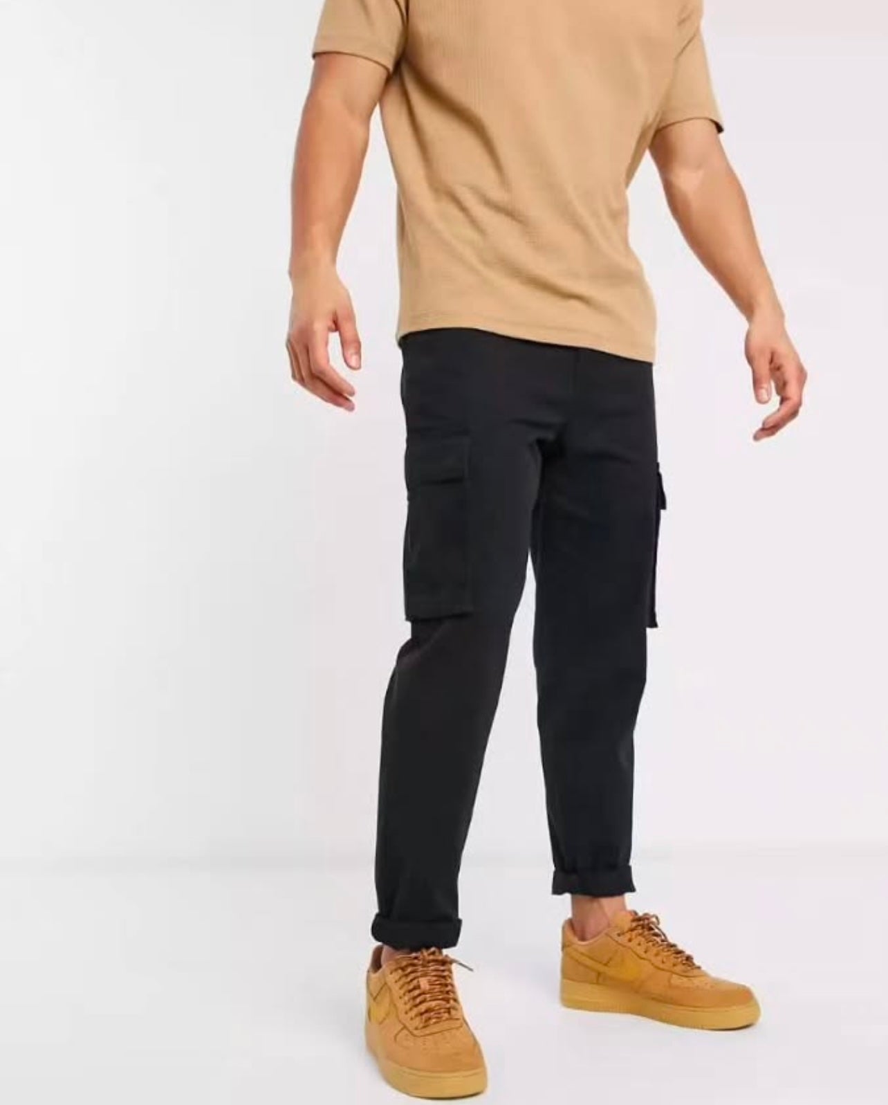 New Look Cargo Pants in Black