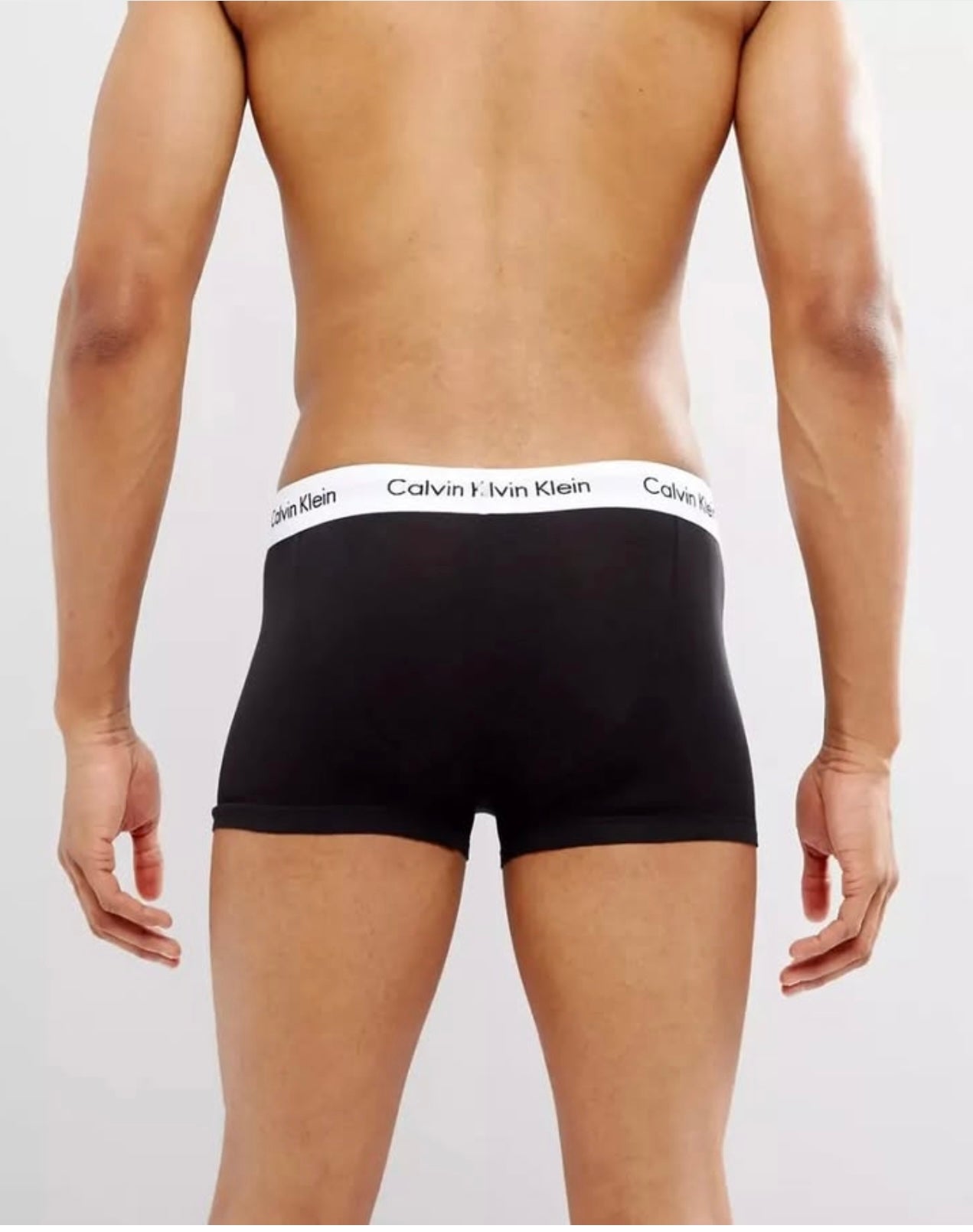 Calvin Klein Low Rise Trunks 3 Pack in Cotton Stretch