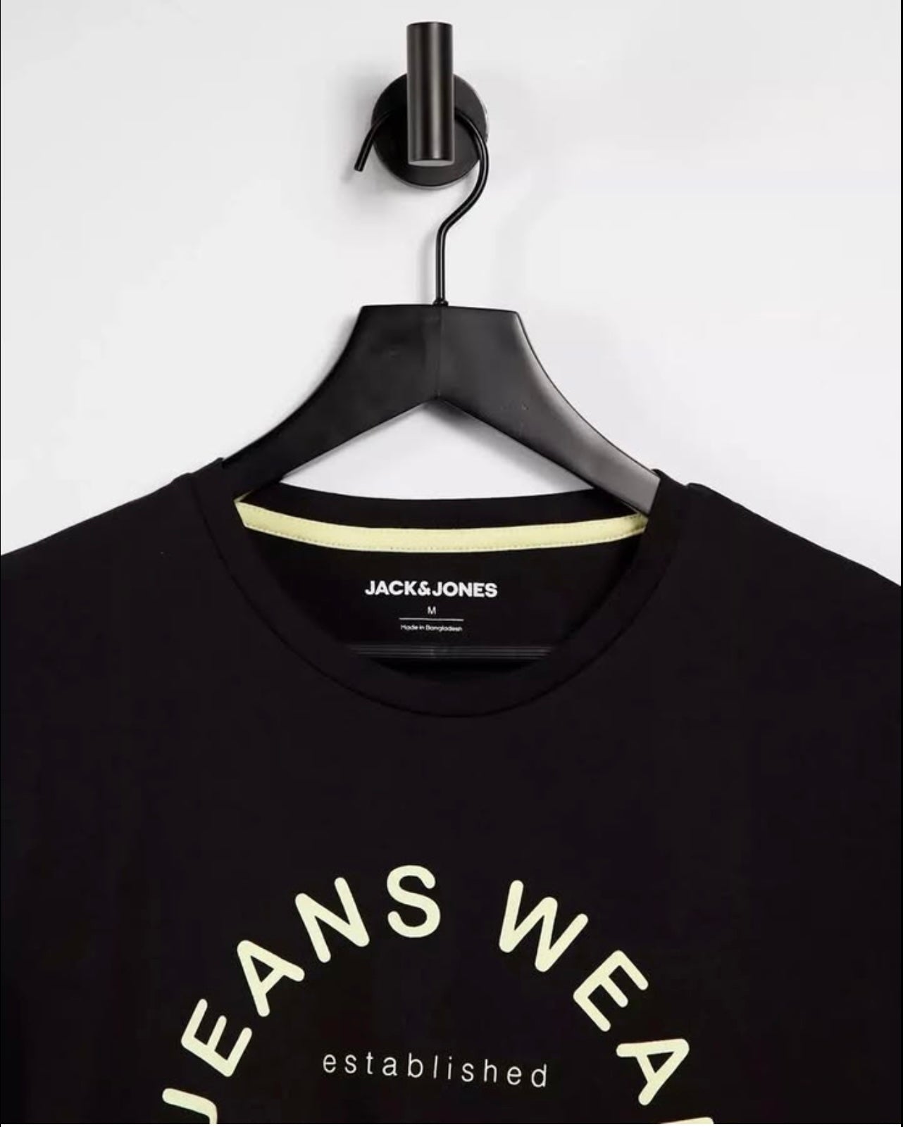 Jack & Jones Regular Fit Black T Shirt