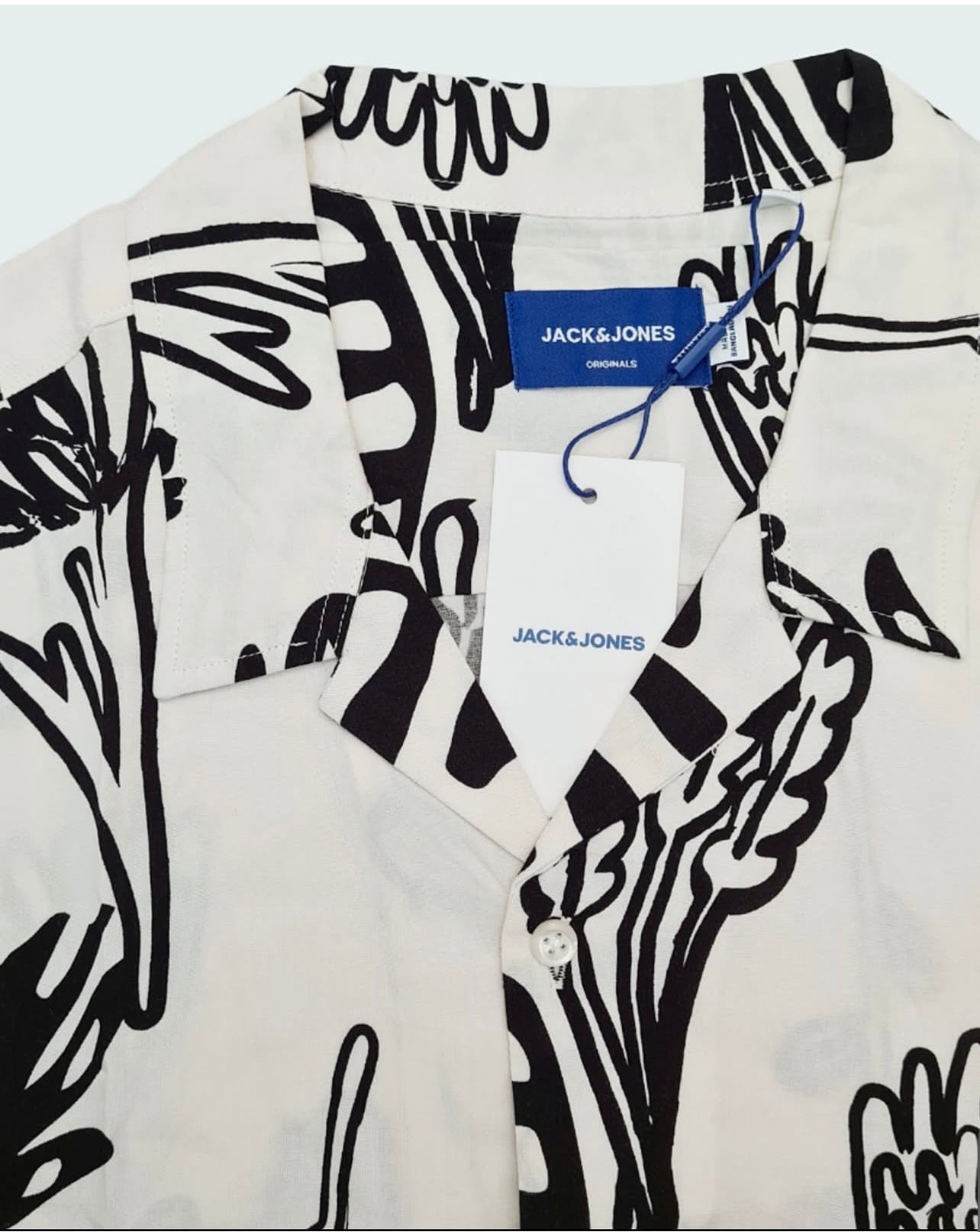 Jack & Jones Regular Fit Shirt in Off White