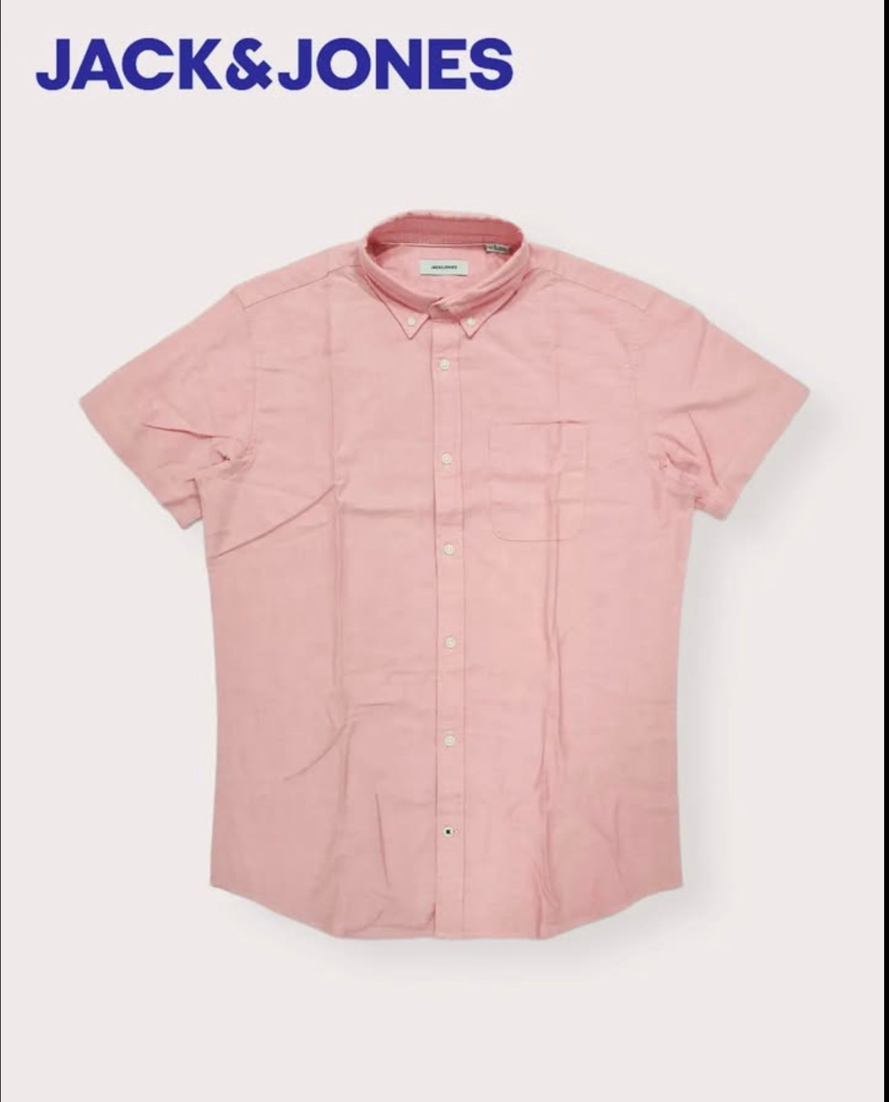 Jack & Jones Regular Fit Cotton Short Sleeve Shirt