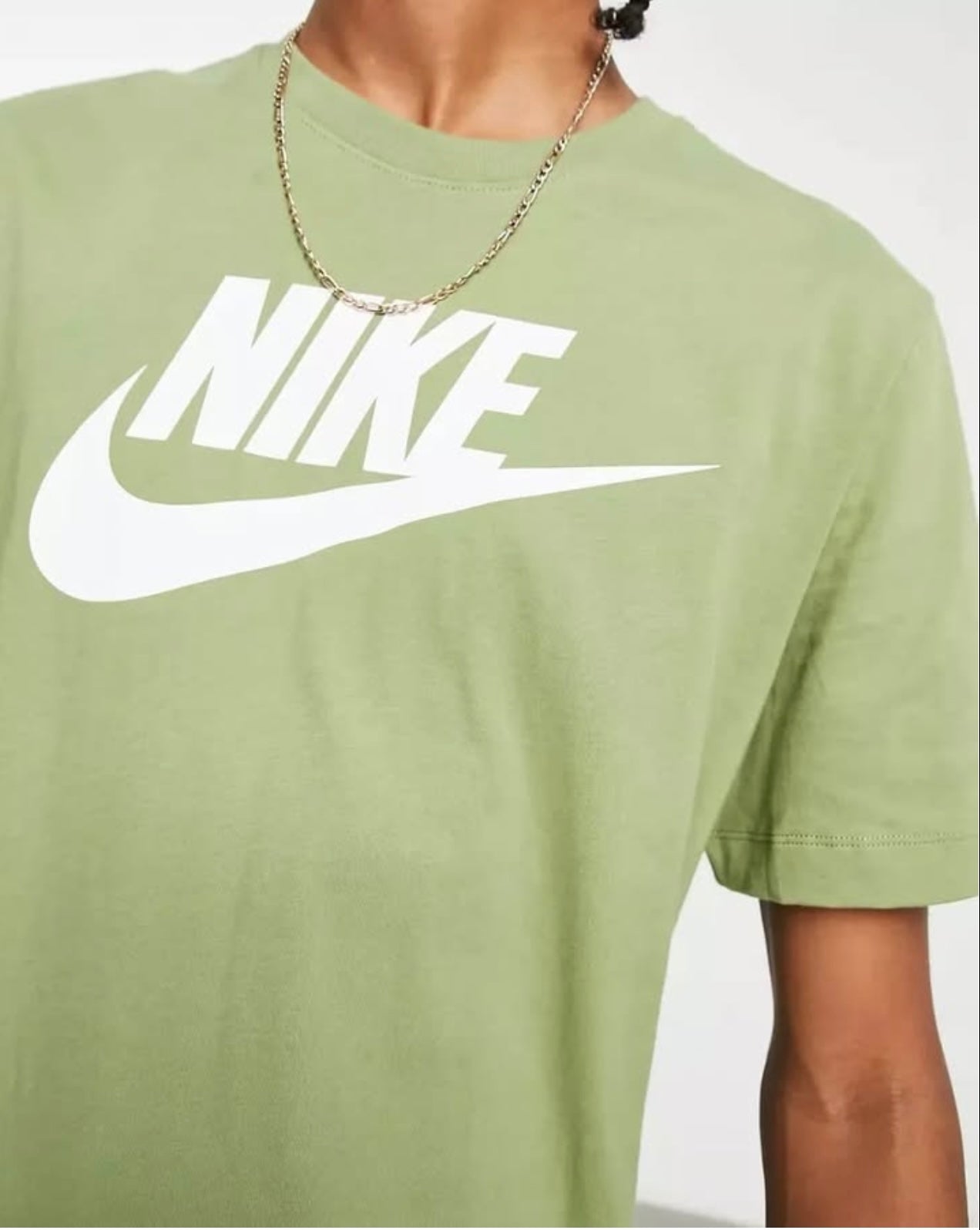 Nike Regular Fit Air Cotton T Shirt in Green