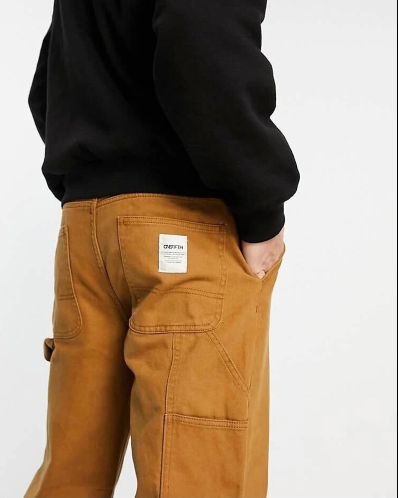 New Look Straight Fit Carpenter Pants