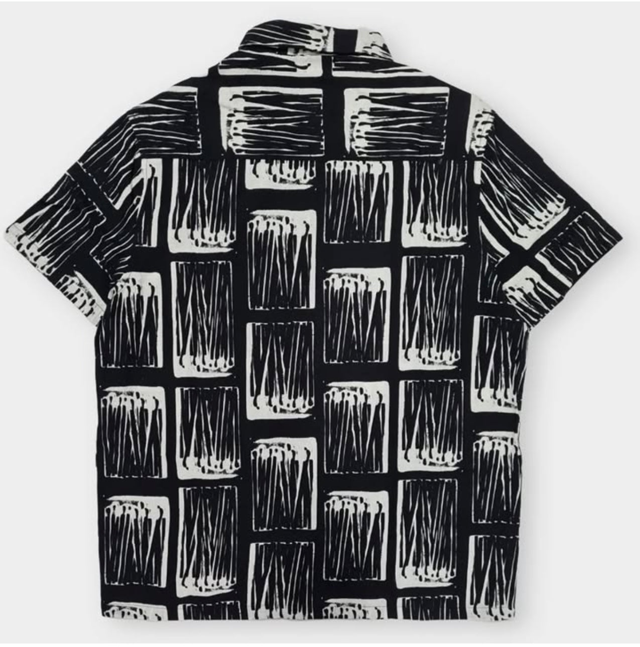 Asos Regular Fit Shirt With Pattern in Black