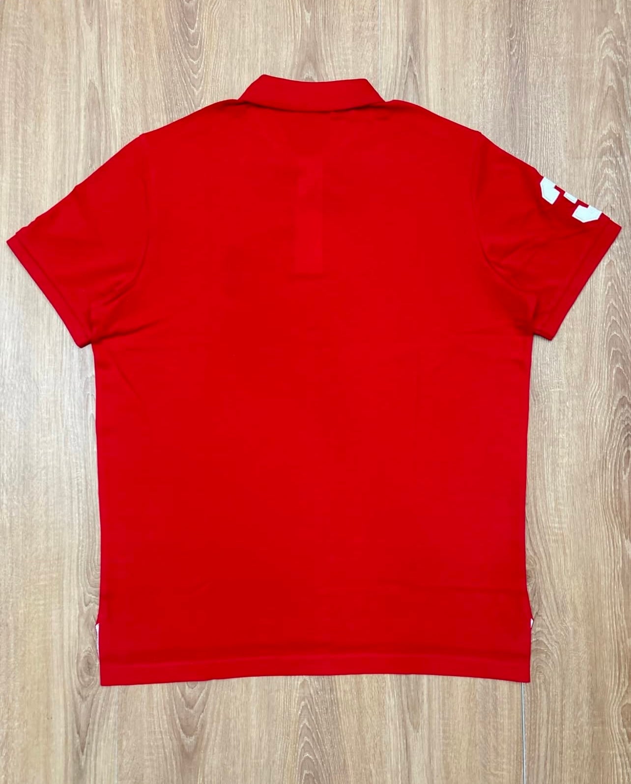 US Polo Assn Regular Fit Pique Polo Shirt in Red